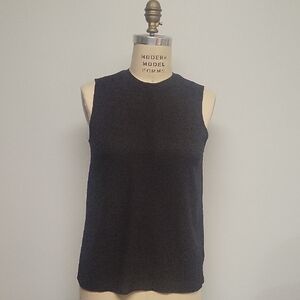 Paper Crane Black Sleeveless Blouse